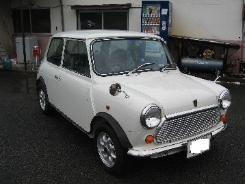 ミニ　内装　張替え　天張り