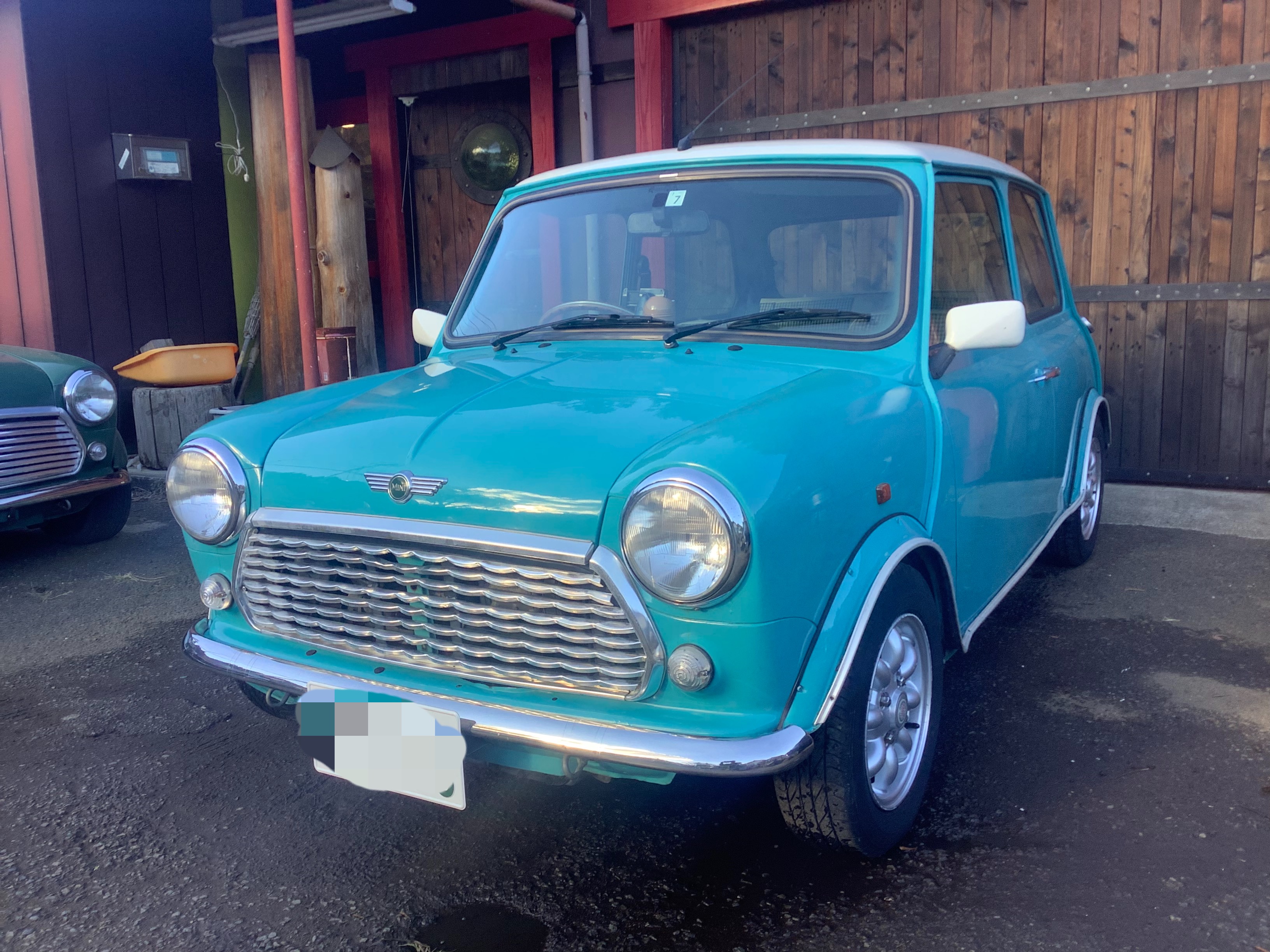 ローバーミニクーパー ヘリテイジ サーフブルー　オートマチック　販売