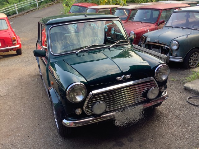 ローバーミニ　ケンジントン　ブリティッシュレーシンググリーン