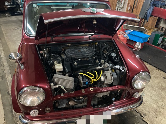 ローバーミニ ナイトファイヤ―レッド