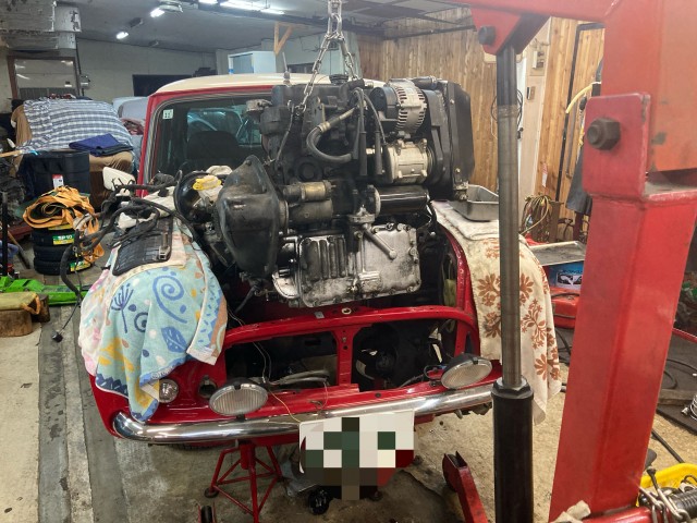 ローバーミニクーパー　ソーラーレッド